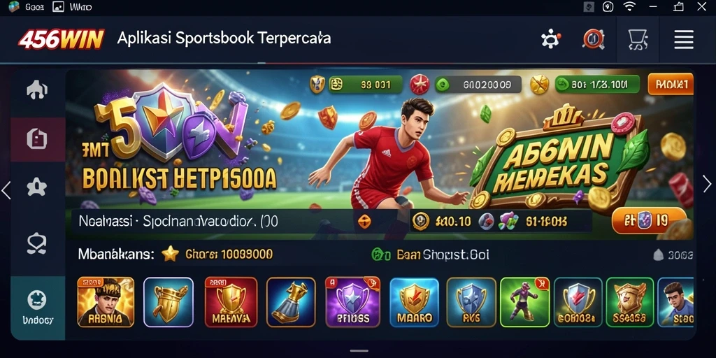 Tampilan antarmuka pengguna 456WIN yang menarik dalam taruhan olahraga.