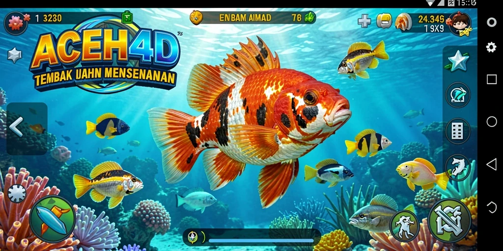 Gameplay seru di ACEH4D dengan ikan-ikan yang menarik.