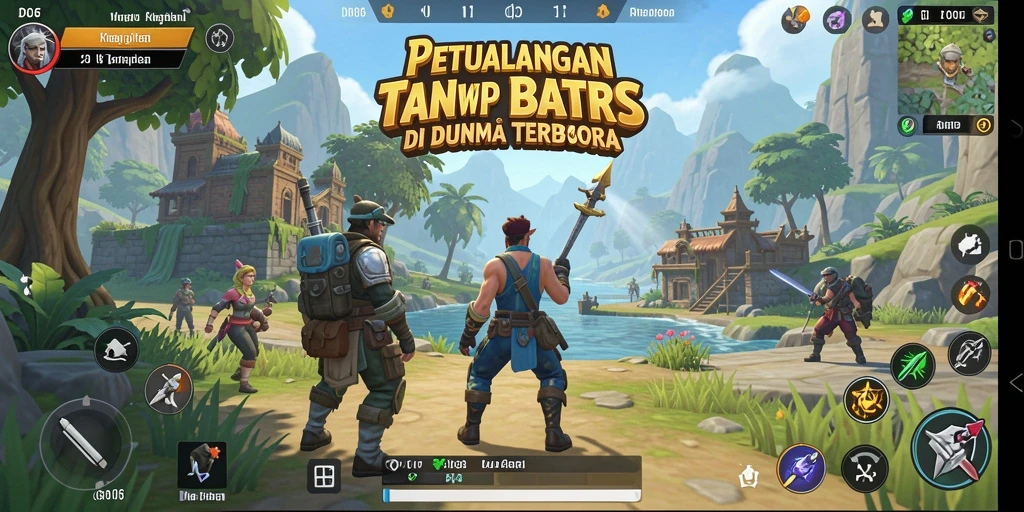 Gameplay D06 menampilkan eksplorasi dunia terbuka yang memukau.