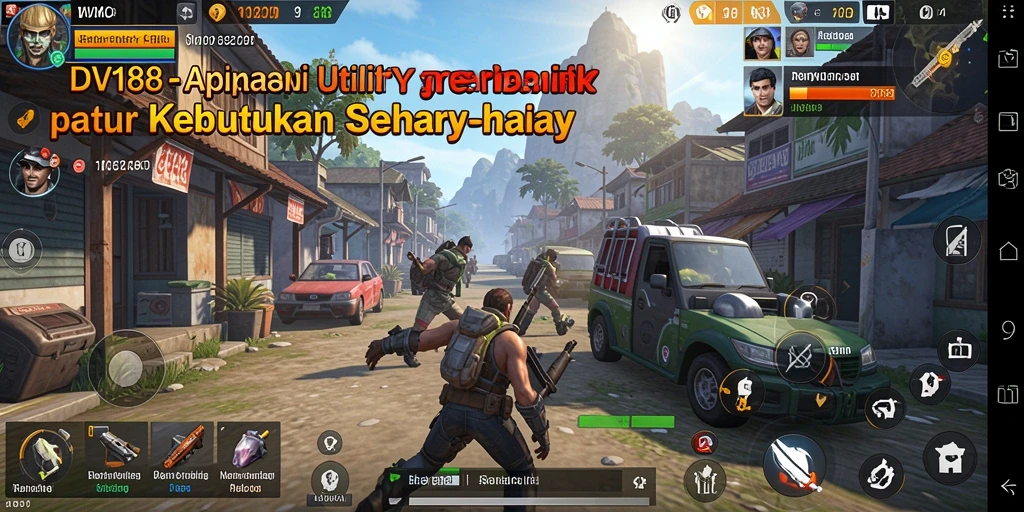 Tampilan aplikasi DV188 yang intuitif dan fungsional.