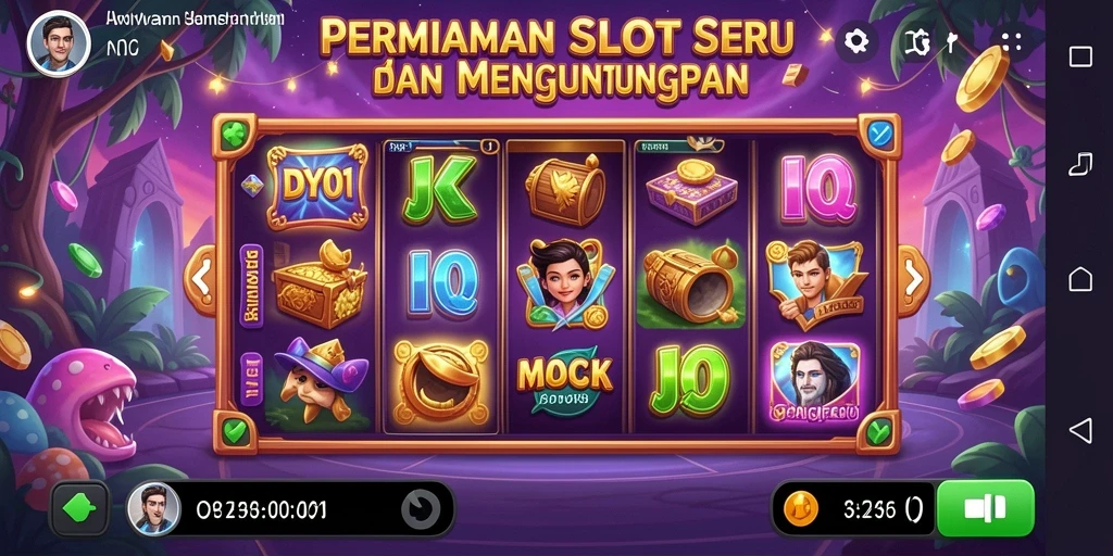 Screenshot gameplay DY01 yang menampilkan keseruan bermain slot.