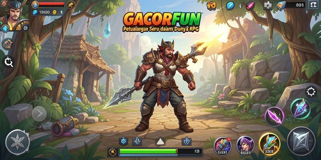 Tampilan permainan GACORFUN yang menakjubkan dan penuh aksi.
