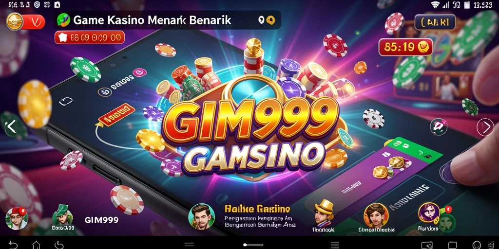 Screenshot GIM999 menampilkan gameplay Kasino yang mengasyikkan.