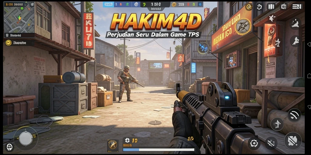 Tampilan gameplay seru dalam HAKIM4D yang penuh strategi.