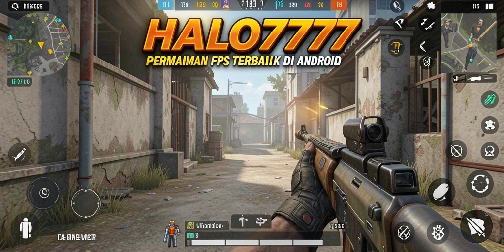 Tampilan gameplay menegangkan dalam HALO777 dengan aksi seru.