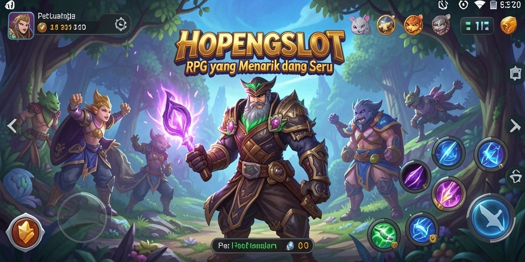 Tangkapan layar HOPENGSLOT menampilkan aksi pertempuran RPG yang seru.