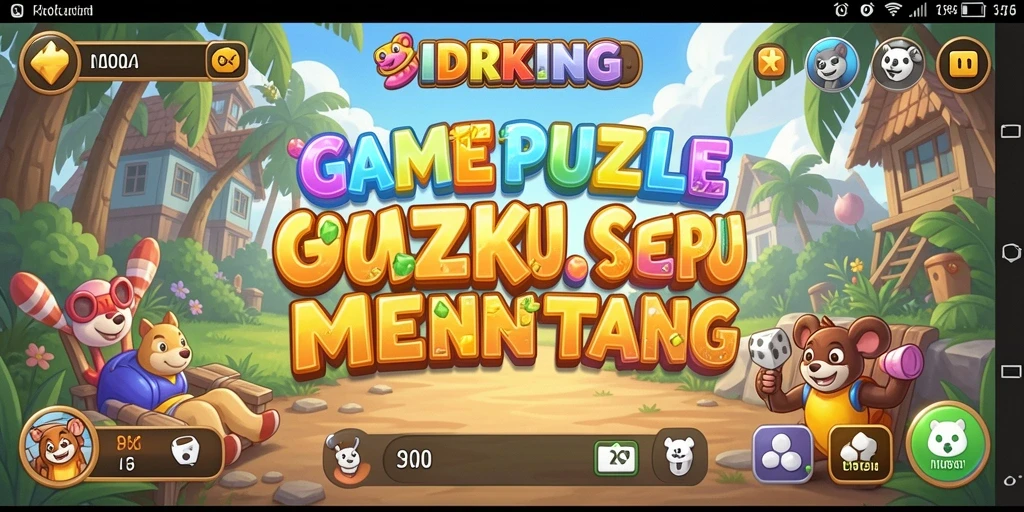 Tampilan gameplay menarik dari IDRKING yang penuh teka-teki.