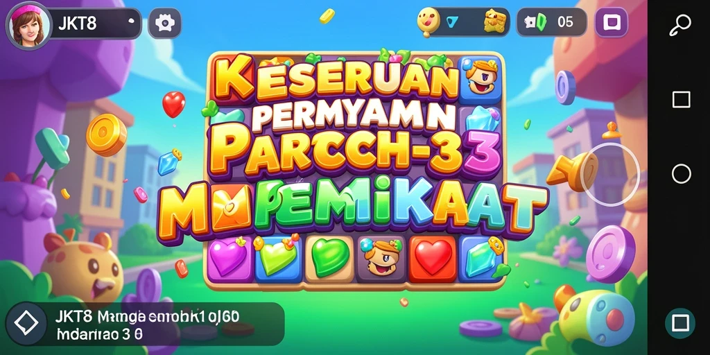 Tampilan gameplay JKT8 yang seru dan menantang.