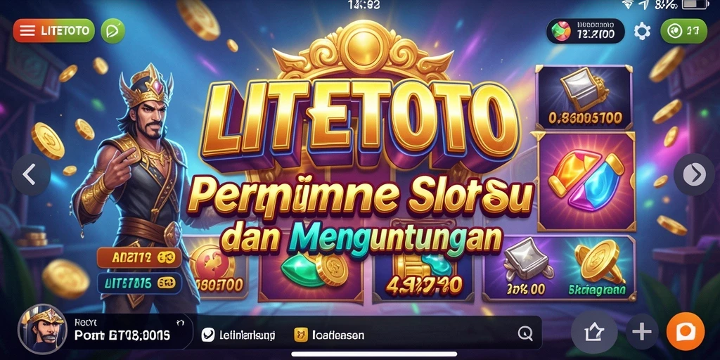Gambaran menegangkan dari gameplay LITETOTO yang seru.