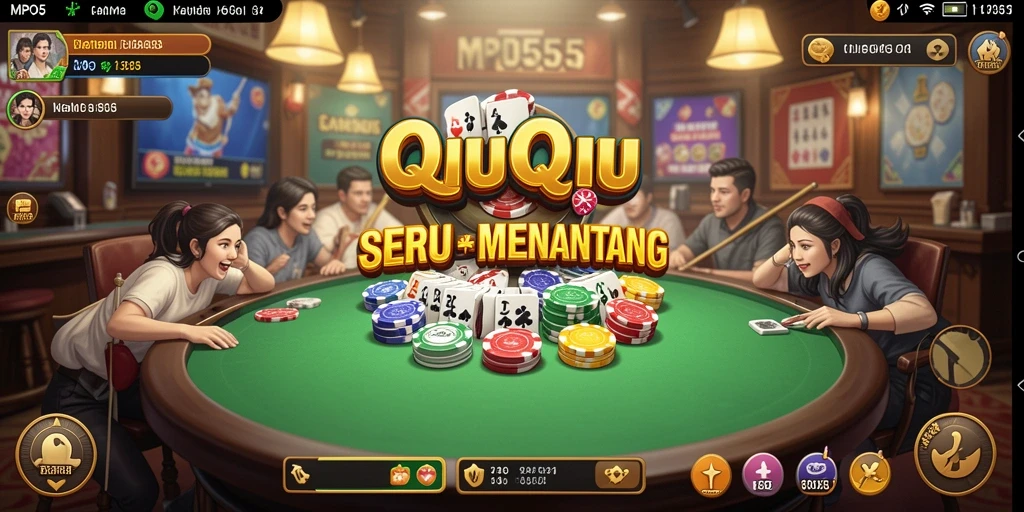 Tampilan screenshot MPO555 menampilkan gameplay QiuQiu yang menarik.