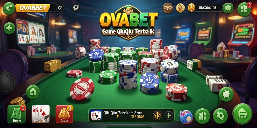 Screenshot gameplay QiuQiu yang seru dan menantang dari OVABET.
