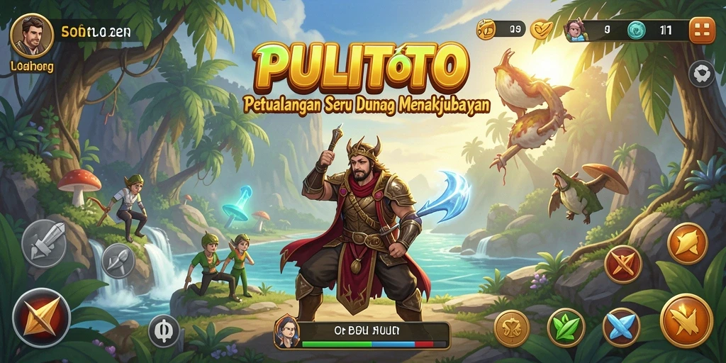 Tampilan gameplay PULITOTO yang menarik dengan pemandangan yang menakjubkan.