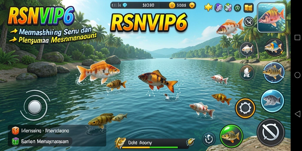 Tangkapan ikan yang besar dan gameplay seru di RSNVIP6.