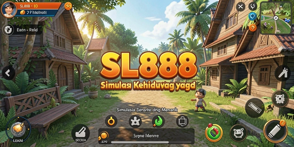 Tampilan gameplay menarik dalam SL888 dengan berbagai interaksi karakter.