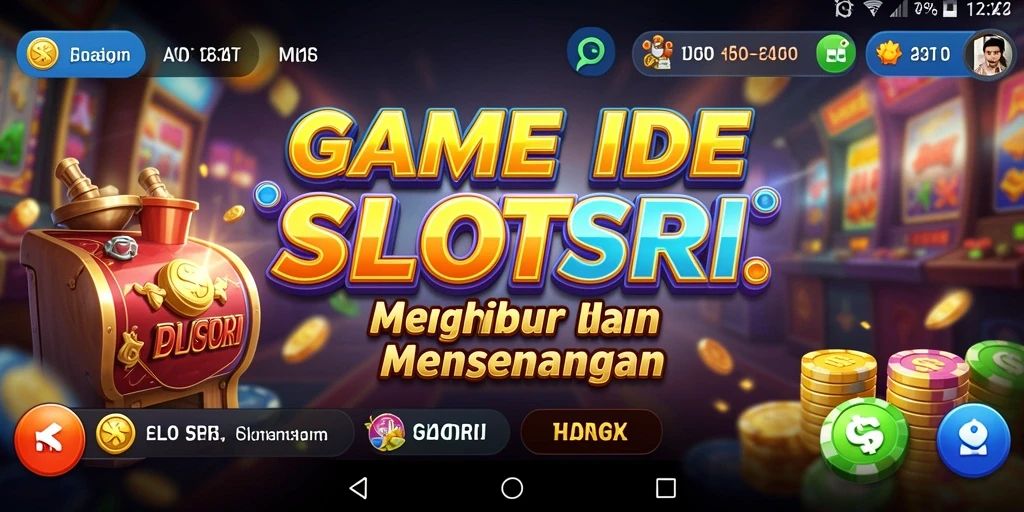 Tampilan gameplay SLOTSRI yang menarik dalam permainan Idle.