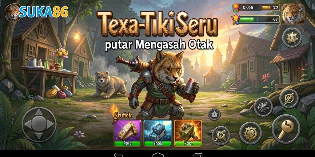 Tampilan gameplay dari SUKA86 yang menantang dan menarik.