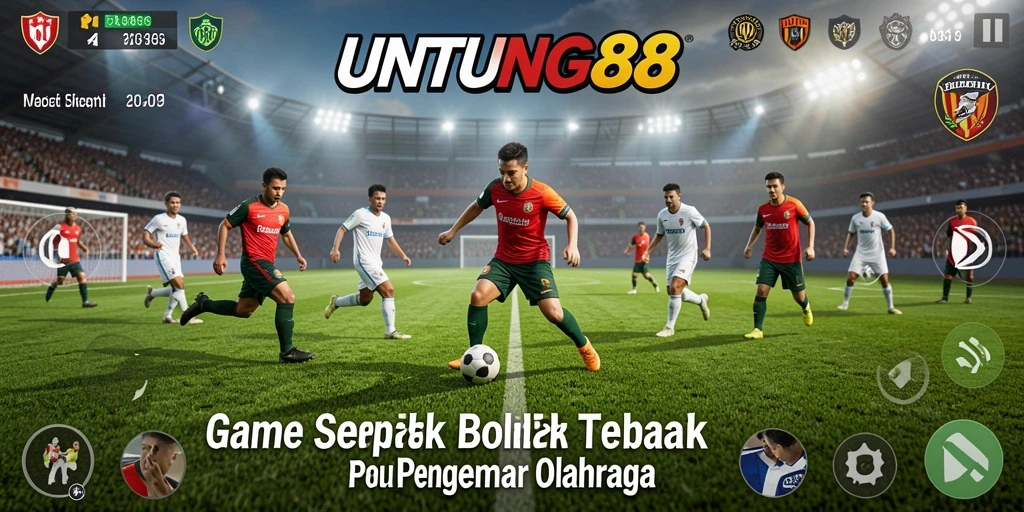 Gameplay menarik di UNTUNG88 dengan aksi sepak bola yang dinamis.