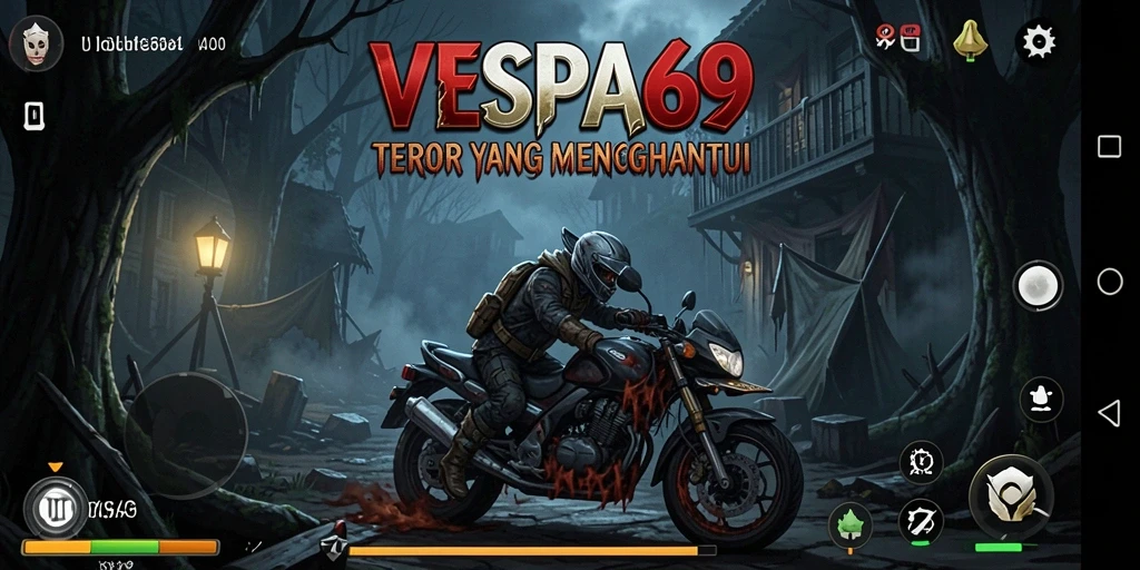Tampilan gameplay VESPA69 yang mencekam dan menegangkan.