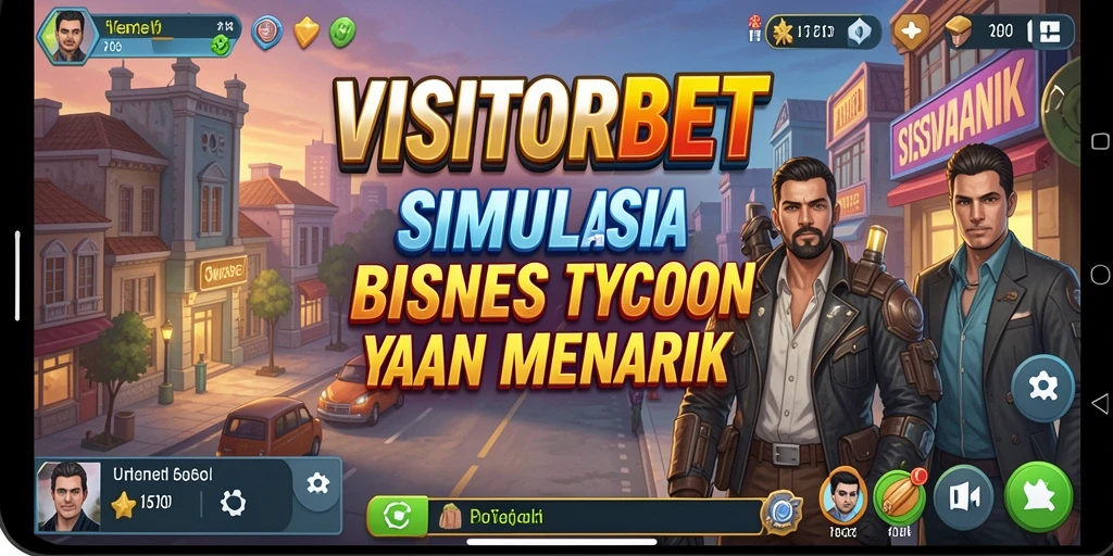 Screenshot gameplay Tycoon yang menarik dari VISITORBET.