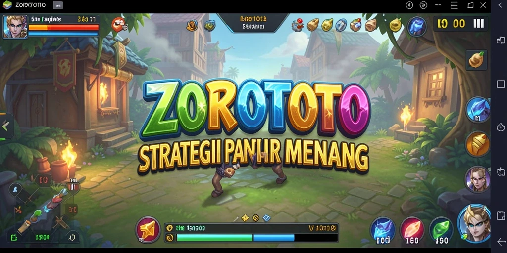 Tampilan gameplay ZOROTOTO yang menantang dan seru.